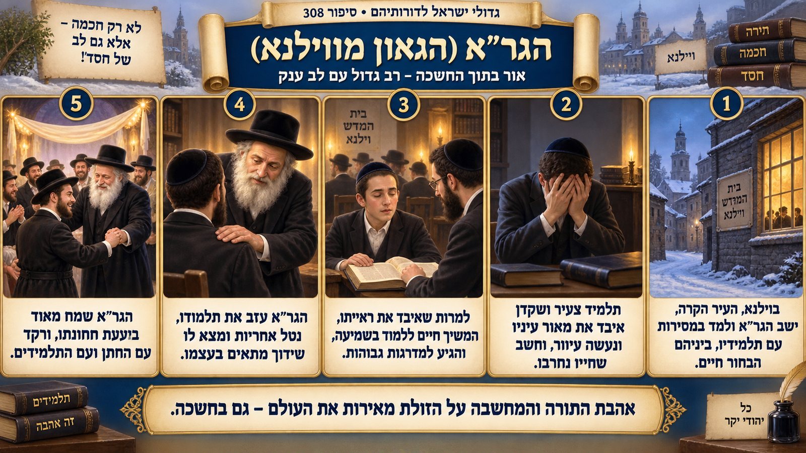 תמונת סיכום — אחרונים: הגר"א (הגאון מווילנא)